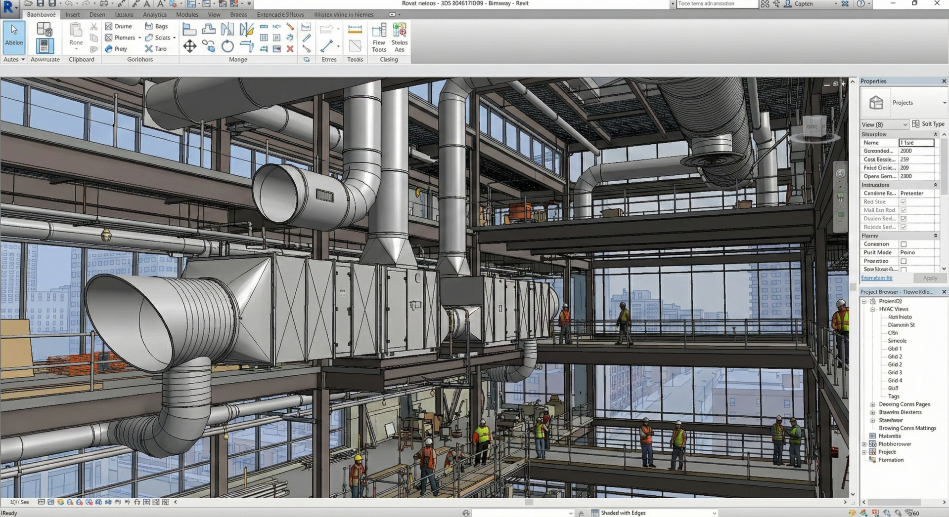 Études d'exécution et modélisation
